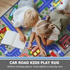 Capslpad Blue Car Road Kid Rug Carpet Playmat - Image 5