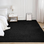 Litanika 4x6 Shag Area Rug for Living Room Bedroom, Non-Shedding Modern Indoor - Image 2