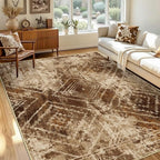 BESTSWEETIE Area Rug 8x10 Rug Machine Washable Non-Slip Low Pile Print Pattern - Image 7