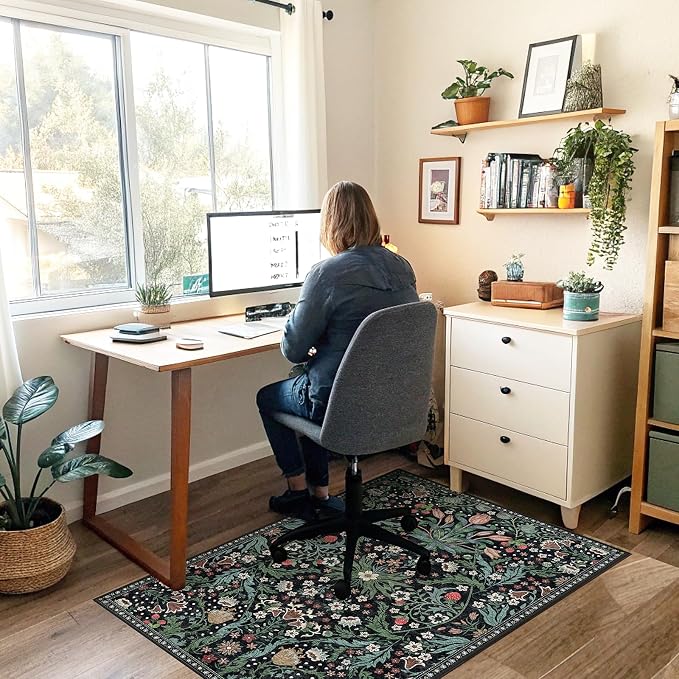 Office Chair Mat for Hardwood Floor & Tile Floor, Under Desk Rug for Rolling - Image 7
