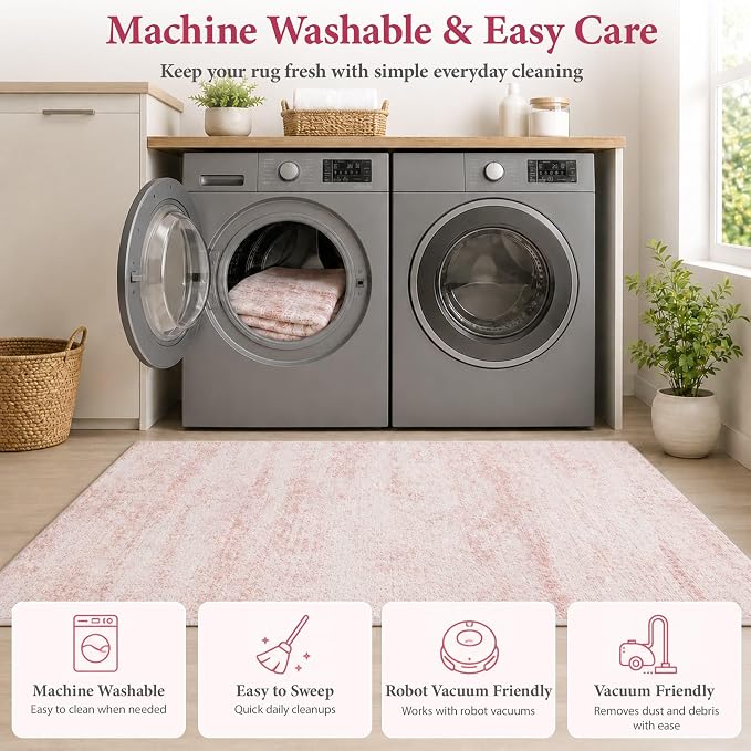 Latte&Fog Ultra Soft Thick Plush Bounce-Back, 5x7 Area Rugs - Image 9
