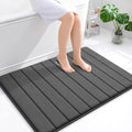 OLANLY Memory Foam Bath Mat 40x32, Super Soft Absorbent Bathroom Rugs, Quick Dry by OLANLY