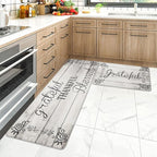 HEBE Anti Fatigue Kitchen Mat Set of 2 Non Slip Cushioned Kitchen Mats - Image 7