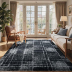 5x7 Ft Large Shag Rugs for Bedroom Living Room, Tie Dyed Ultra Soft Fluffy - Image 2