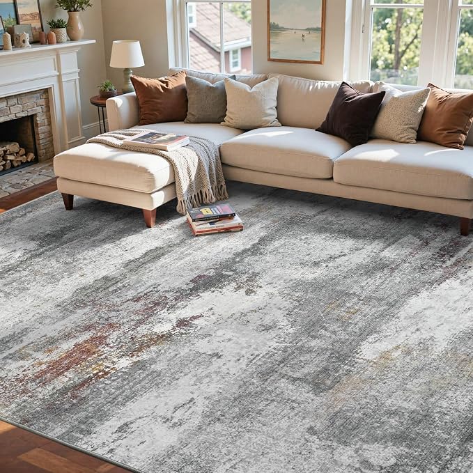 6x9 Ft Large Abstract Area Rugs - Image 2