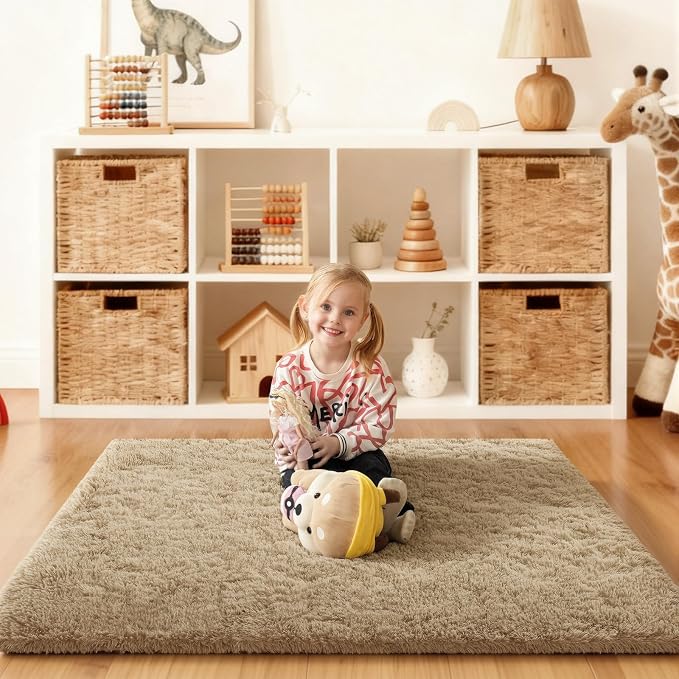 4x6 Rugs for Bedroom, Fluffy Area Rugs for Living Room, Small Fuzzy Shag Soft - Image 6