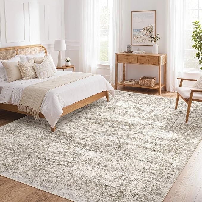 Vintage Living Room Area Rug 5x7 - Image 8