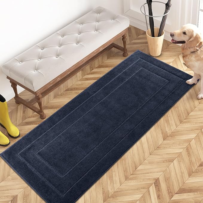 PURRUGS Dirt Trapping Door Mat 24" x 59", Non-Slip/Skid Machine Washable by PURRUGS