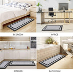 Mattitude Kitchen Mats Set of 2 Cushioned 0.47 inch Kitchen Rugs Non-Skid Rug - Image 7