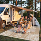 Pauwer Waterproof Outdoor Rug 8x10, Reversible Plastic Straw Patio Camping Rug - Image 7