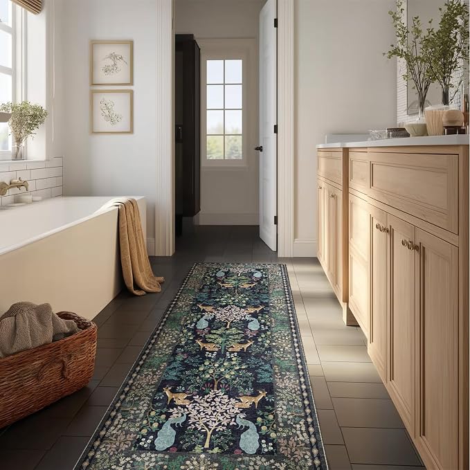 Runner Rug Washable Kitchen Runner: 2'x 6' Hallway Runner Rugs Stain Resistant - Image 6