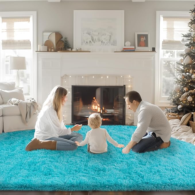 Mugorn 8x10 Area Rugs for Living Room, Large Fluffy Rugs for Bedroom, Soft - Image 2