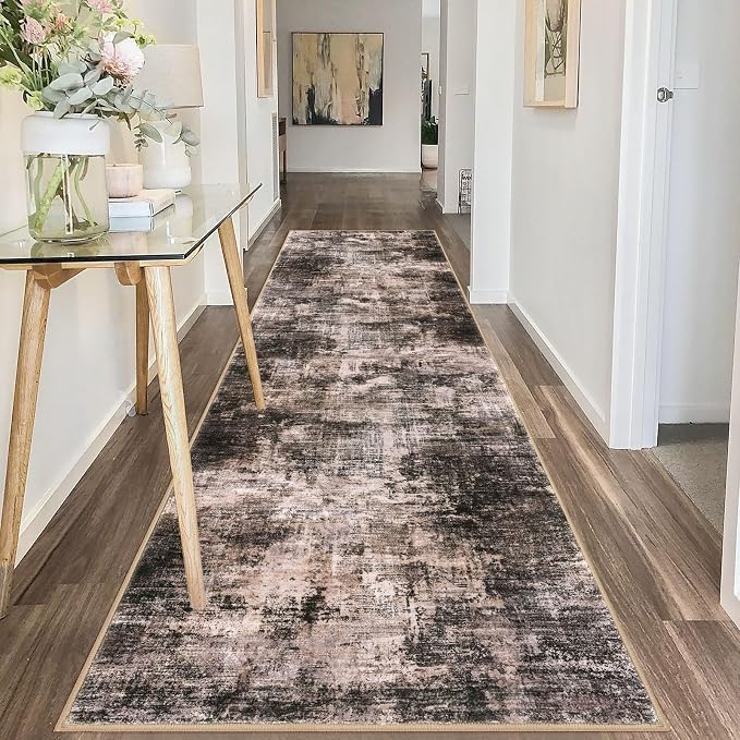 IOHOUZE Abstract Runner Rug 3x10 Ft Washable Runners - Image 8