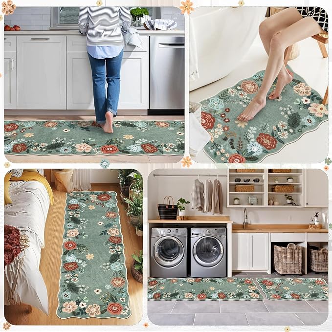 Homcomoda Floral Kitchen Rugs Mats - Image 7