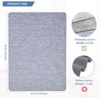 Chair Mat for Hardwood & Tile Floor, Anti Slip, Floor Protector for Home Office - Image 2