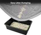 WePet Cat Litter Box Mat, Kitty Premium PVC Pad, Durable Trapping Rug, - Image 4
