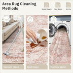 Soalmost 6x9 Area Rug for Living Room Washable Non-Slip Modern Rugs for Bedroom - Image 5