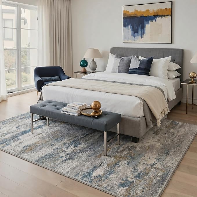 BEIMO Area Rugs 8x10 for Living Room Bedroom, Modern Abstract Machine Washable - Image 3