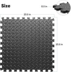 24 Pack Home Gym Mat, Puzzle Exercise Mat, EVA Interlocking Foam Floor Tiles - Image 2
