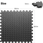 Home Gym Mat, Puzzle Exercise Mat, EVA Interlocking Foam Floor Tiles - Image 2