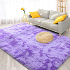 FlyDOIT Purple Tie-Dyed Large Rugs - Image 8