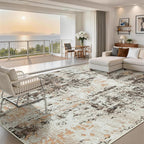 10x14 Area Rugs for Living Room Rug Washable: Abstract Large Rug Indoor Modern - Image 8