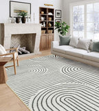 Lahome Abstract 9x12 Area Rugs for Living Room Bedroom, Soft Washable Rugs 9x12 - Image 4