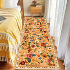 RELEANY Floral 2x8 Area Rugs Washable Print Boho Cute Carpet Non Slip Flower - Image 6