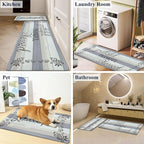 HEBE Anti Fatigue Kitchen Mat Set of 2 Non Slip Cushioned Kitchen Mats - Image 7