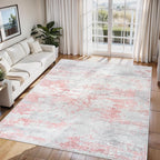 5x7 Area Rugs for Living Room Rug Washable: Abstract Rug for Dining Room - Image 9