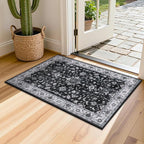 HEBE Washable Aera Rug 2'x 3' Non Slip Door Mat Indoor Entrance, Low Pile - Image 9