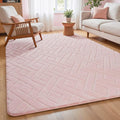 Macgace Ultra Soft Pink Area Rug by Macgace