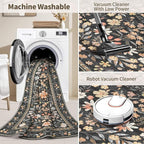 Rugxara 2x10 Floral Runner Rug, Washable Runners - Image 5