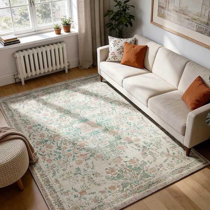 Washable Area Rugs 5'x7', Ultra Soft Carpet - Image 2