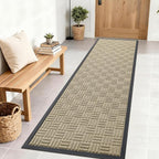 OLANLY Front Door Mat Outside Entrance 71x23, Heavy Duty Sturdy Natural Rubber by OLANLY