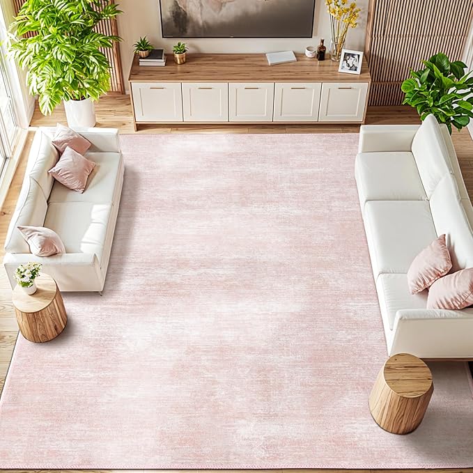 LIANLAM Washable Rug 9x12 Area Rugs by LIANLAM