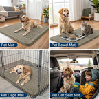 Smiry Dog Door Mat for Muddy Paws 30x20, Absorbent Dirt Trapper, Non-Slip - Image 6