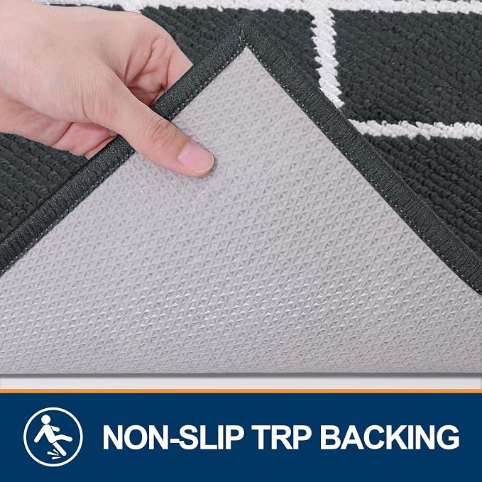 Finchitty Indoor Door Mat, Dirt Resistant and Absorbent, Low-Profile, Washable - Image 3