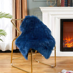 EasyJoy Ultra Soft Fluffy Shaggy Area Rug Faux Fur Rug Chair Cover Seat Pad - Image 2