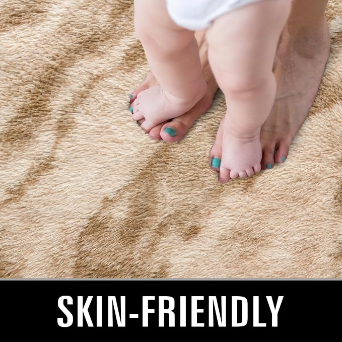 TWINNIS Super Soft Shaggy Rugs Fluffy Carpets, 6x9 Feet, Indoor Modern Plush - Image 3