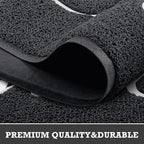 CozyBounty Black Door Mat Welcome Mats Outdoor Indoor Non-Slip Doormat - Image 6