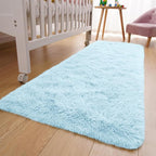 YJ.GWL Fluffy Runner Rugs for Bedroom Living Room Soft Shag Area Rug 2x6 Feet - Image 7