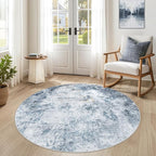 DMOYEST 5ft Round Area Rug for Living Room by DMOYEST