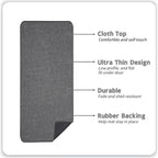 Bath Mat, Ultra Thin Bathroom Runner Rugs, Large Bath Mats - Image 2