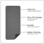 Bath Mat, Ultra Thin Bathroom Runner Rugs, Large Bath Mats - Image 2
