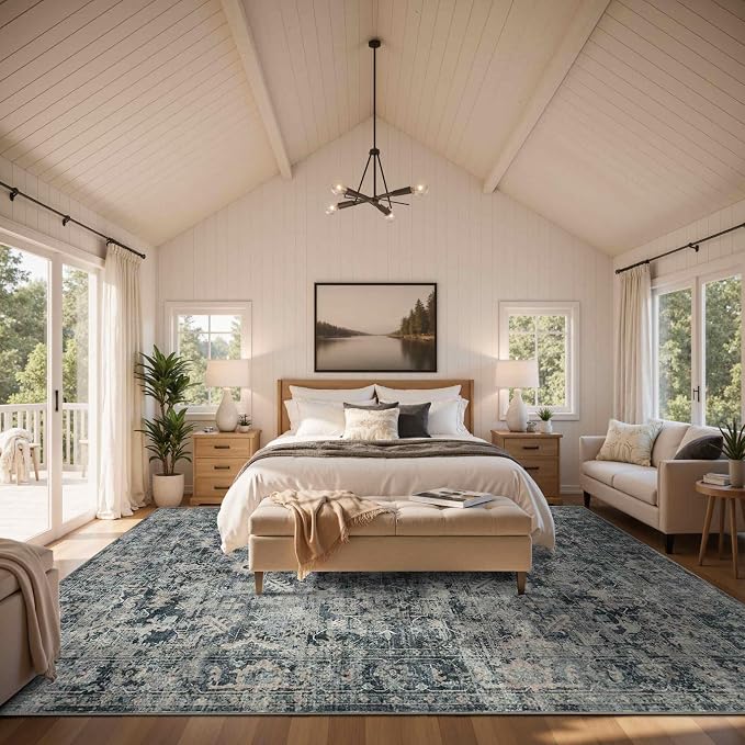 Rugxara 10x14 Area Rugs for Living Room Bedroom, Large Washable Rug, Non Slip & - Image 3