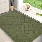 PURRUGS Dirt Trapping Door Mat 34" x 59", Non-Slip Machine Washable Entry Rug by PURRUGS