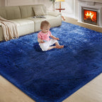 Ultra Soft Rug for Living Room, 4X6 Fluffy Shag Area Rug for Bedroom, Modern - Image 9