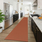 KOZYFLY Orange 2.5'x16' Runners Rugs - Image 2