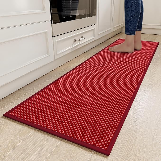 YDKGL Kitchen Runner Rugs Non Slip Washable, Super Absorbent Soft Chenille by YDKGL